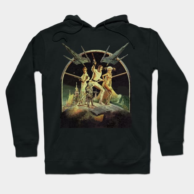 Buck Rogers Vintage Hoodie by Flickering_egg